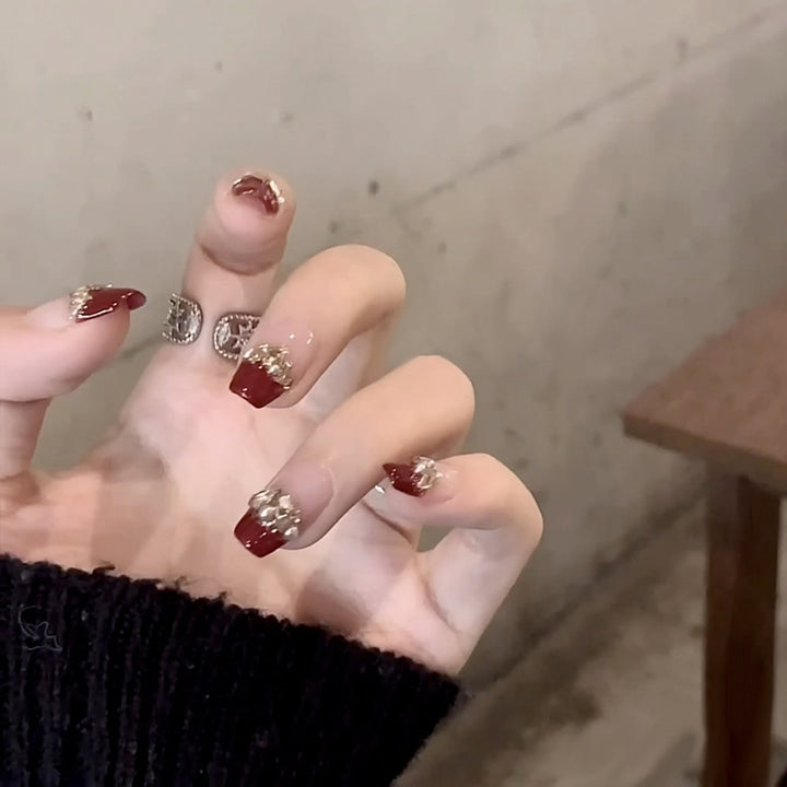 Ombre Press-On Nails with Glossy Finish Kalsten