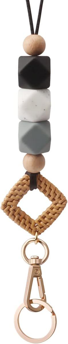Decorative Bead Keychain Holder Kalsten