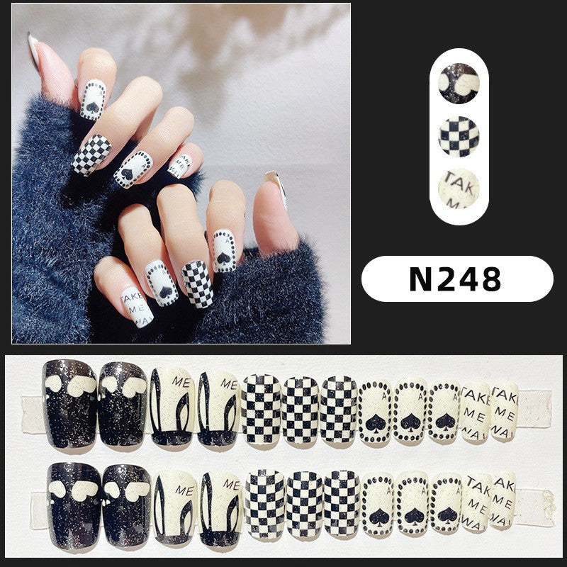 Playful Graphic Press-On Nail Set