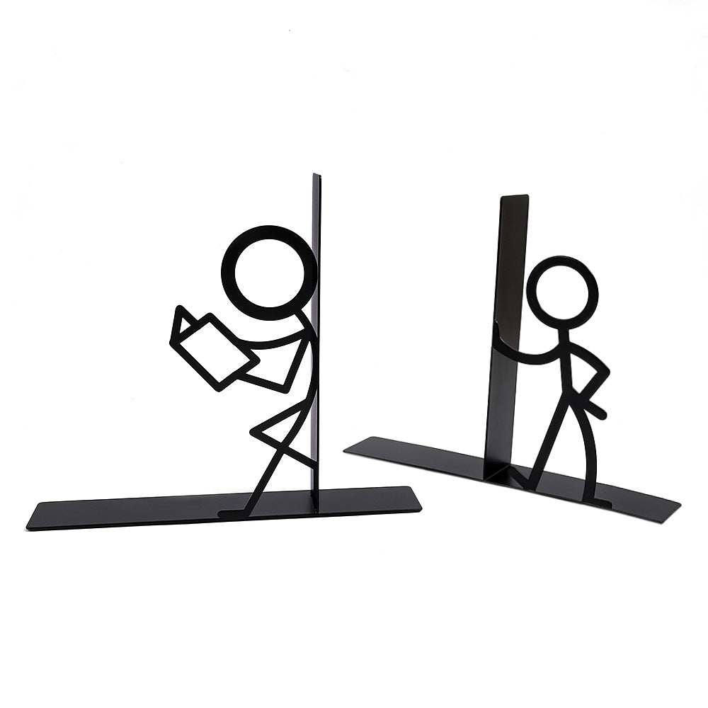 Fun Stick Figure Bookends
