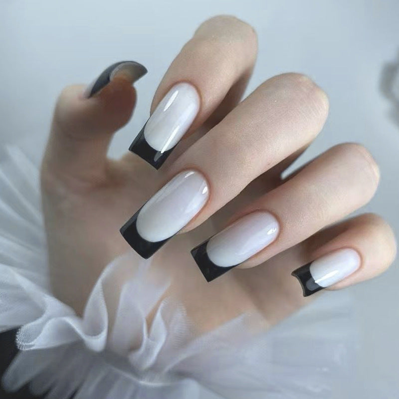 Elegant French Tip Press-On Nails Kalsten 1789915939