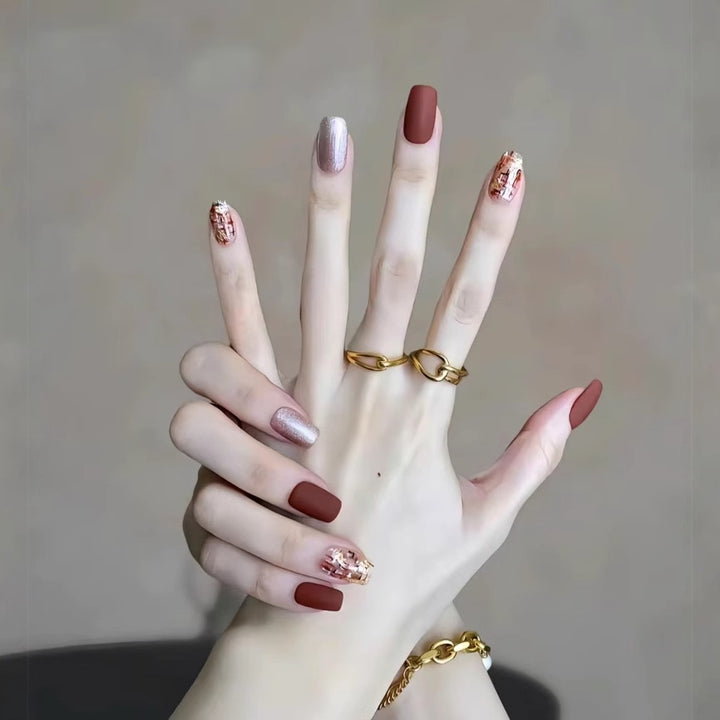 Premium Artistic Press-On Nail Set