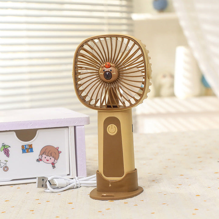 Women's Portable USB Hand Fan in Cute Animal Design Kalsten