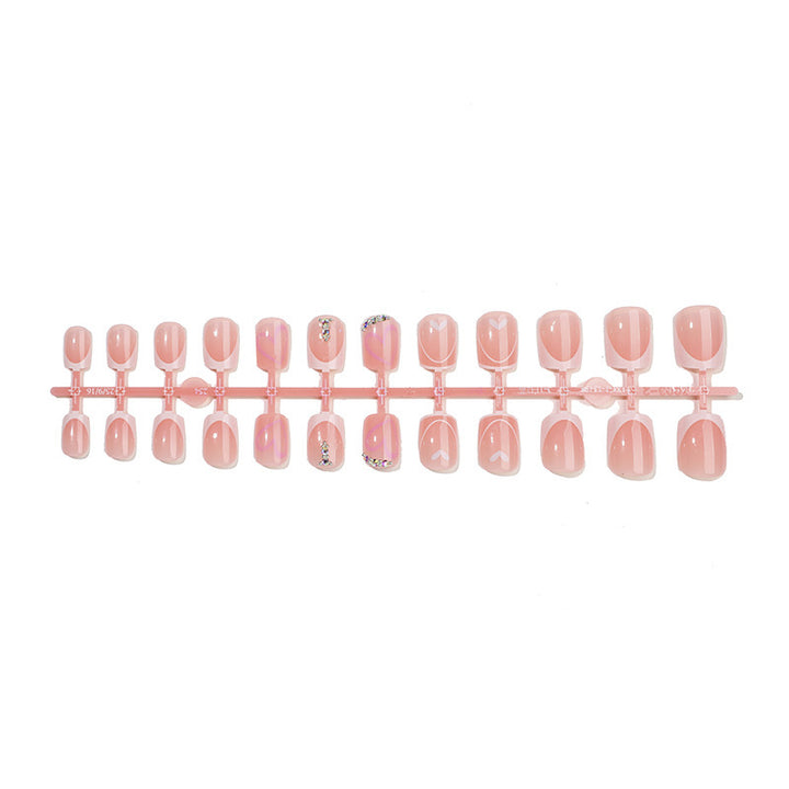 Artificial nail set with elegant design and sparkling accents Kalsten
