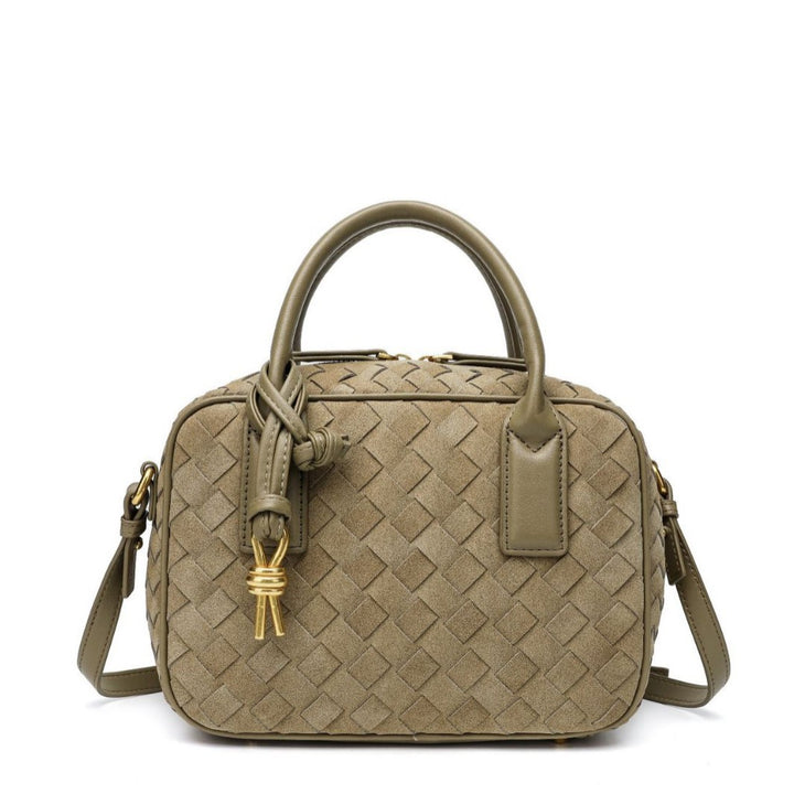 Textured Leather Boutique Handbag Kalsten