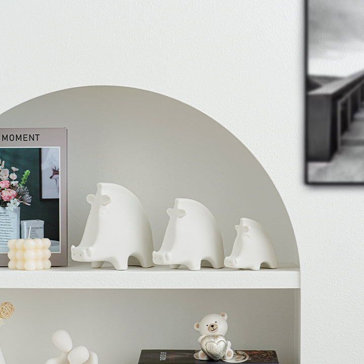 Decorative ceramic shelf Kalsten