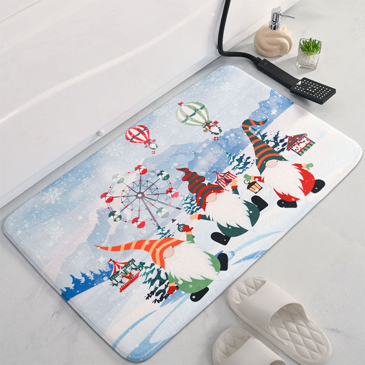 Fun Holiday Themed Bath Rug Kalsten