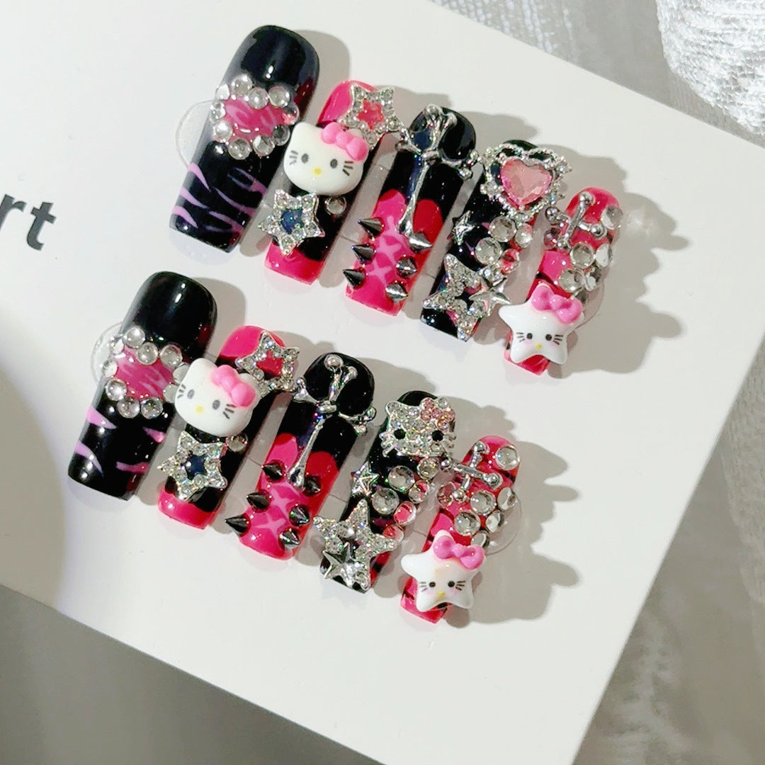 Whimsical Character-Themed Press-On Nail Set