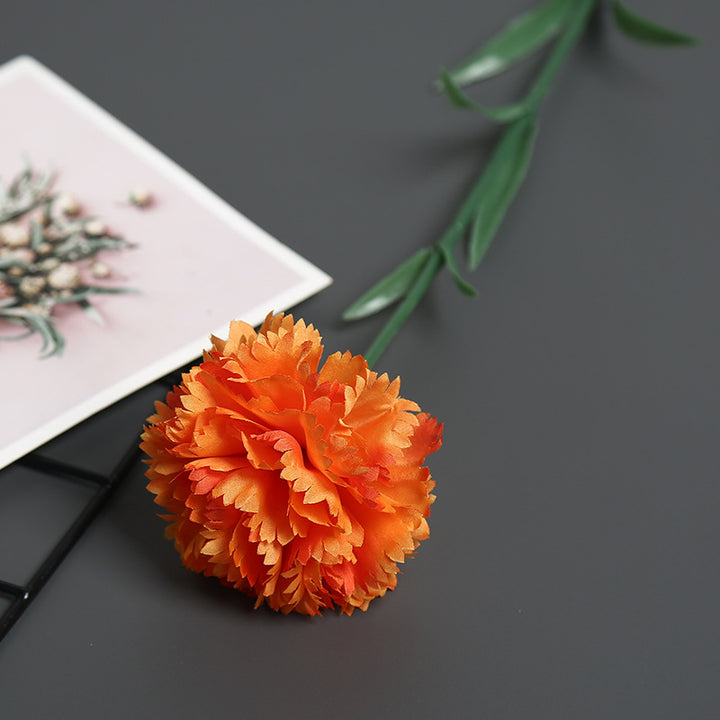 Realistic Silk Carnation Stem