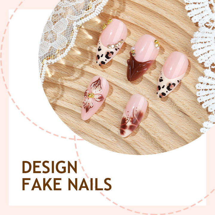 Creative Nail Design Set with Elegant Accents Kalsten