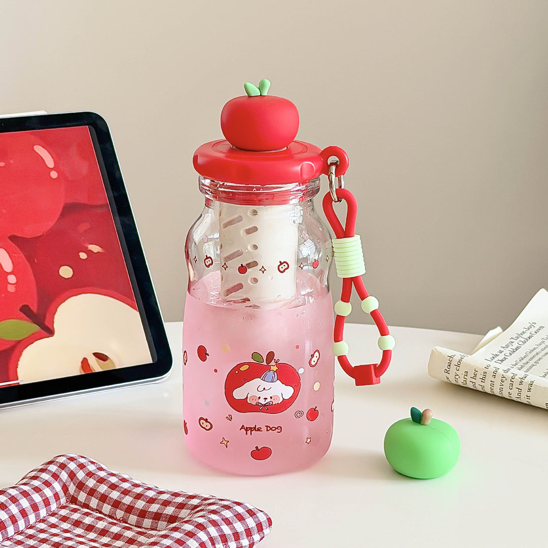 Women's Fruit Infuser Bottle with Practical Spout Stop Kalsten