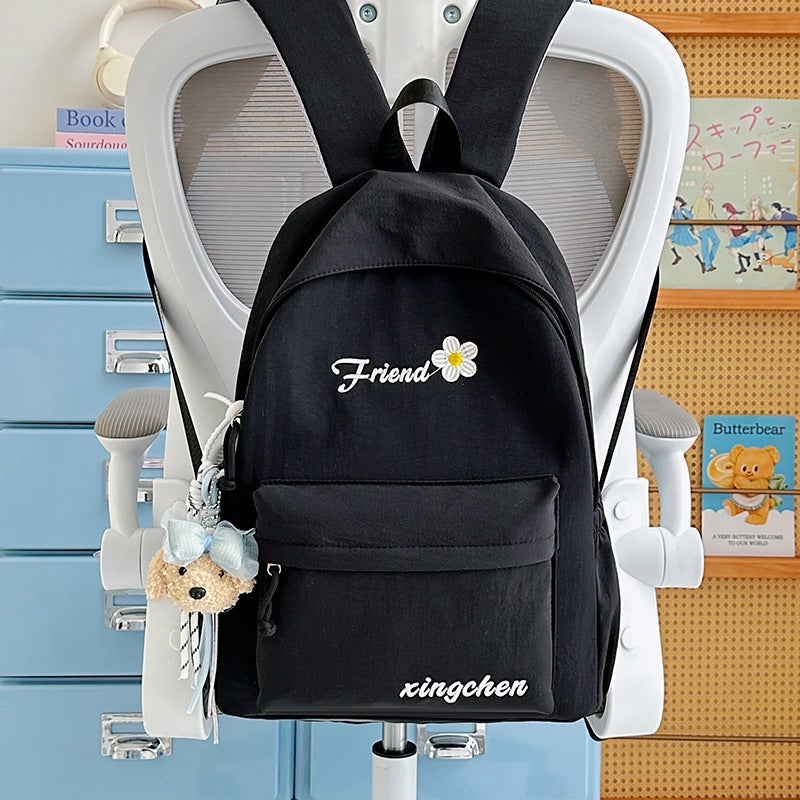 Cute Cartoon-Themed Embroidered Backpack Kalsten
