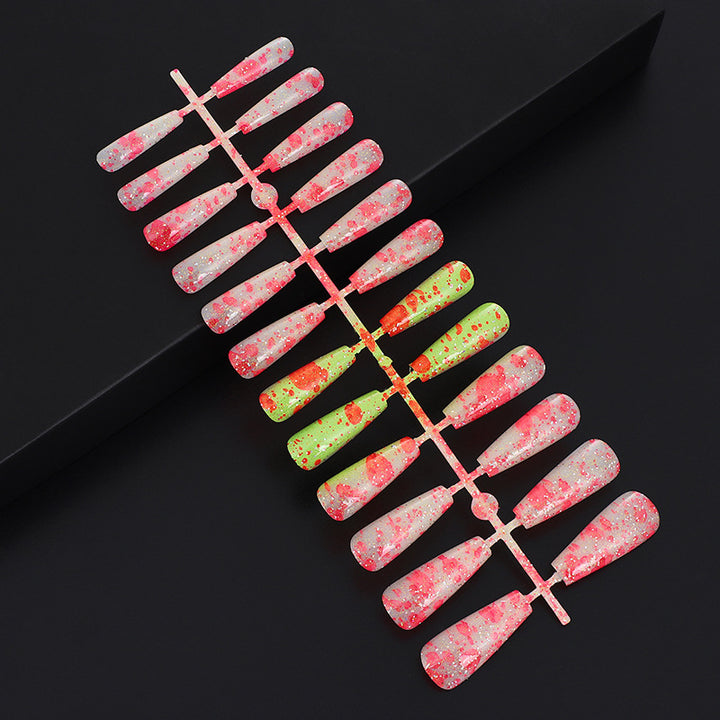 Artificial nails in creative drop design Kalsten