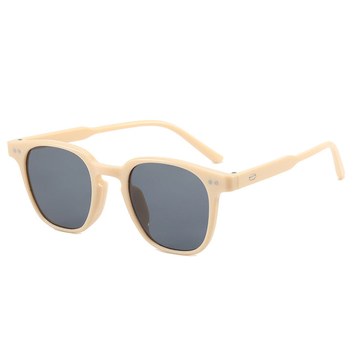 Women's fashionable square sunglasses with shiny frame Kalsten