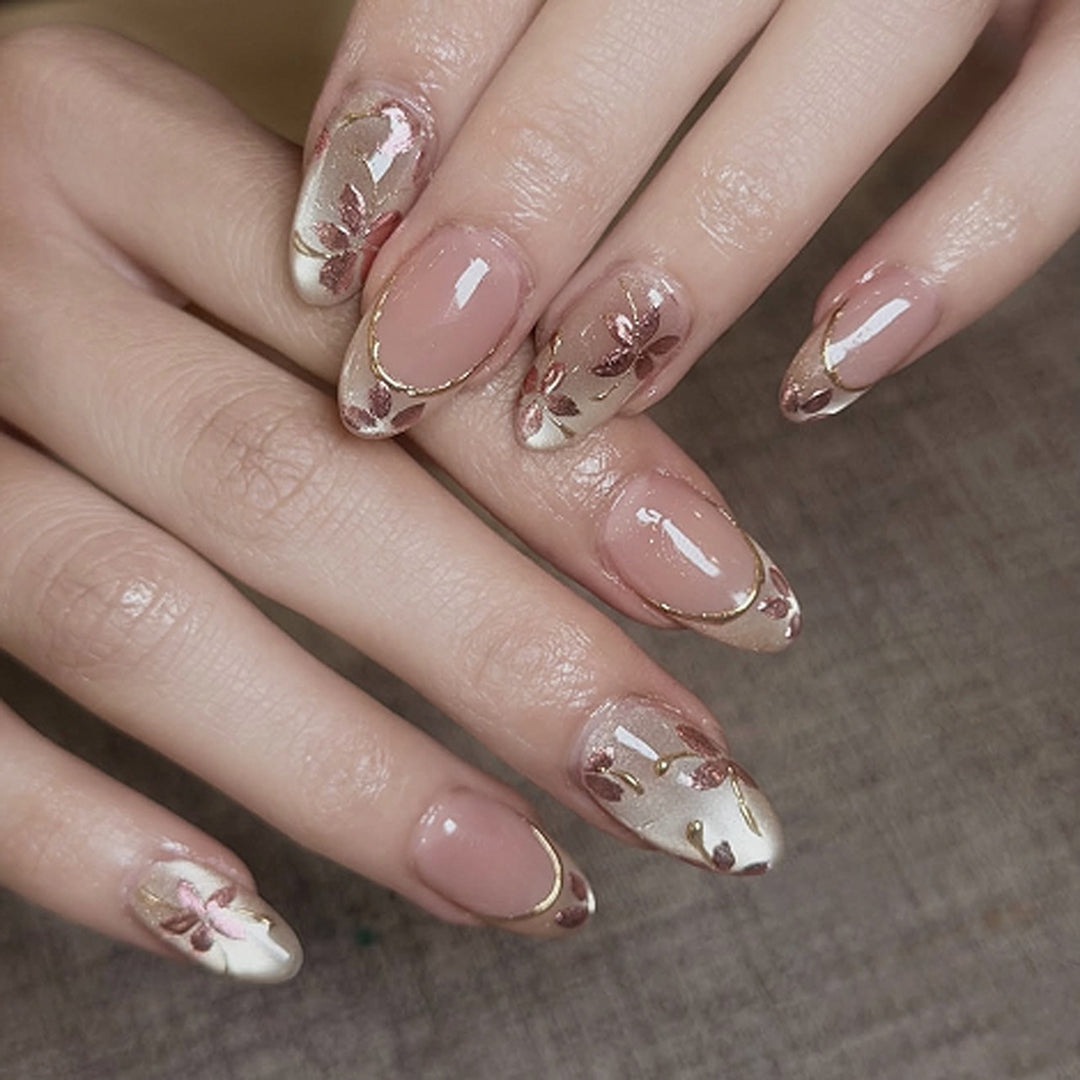 Elegant Flower Nail Art Kalsten