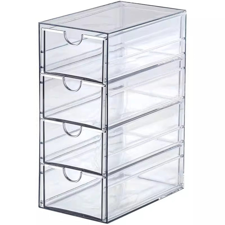 Clear Acrylic Storage Organizer with 5 Drawers