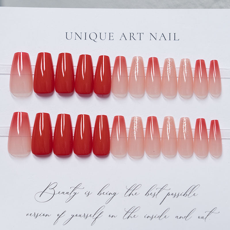 Ombre Press-On Nail Extensions