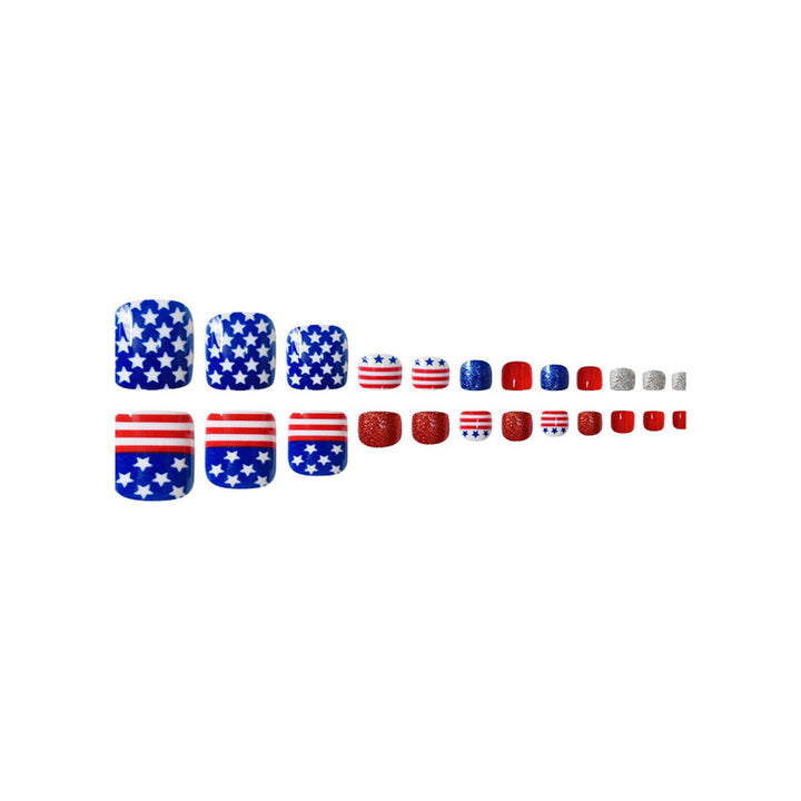 Patriotic Nail Art Set Kalsten