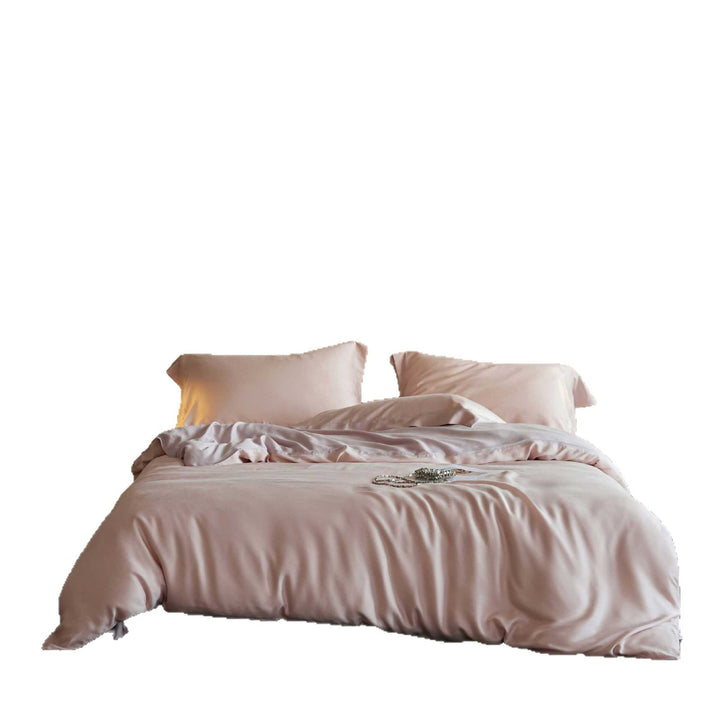 Silky-gloss premium bedding set made of cotton satin