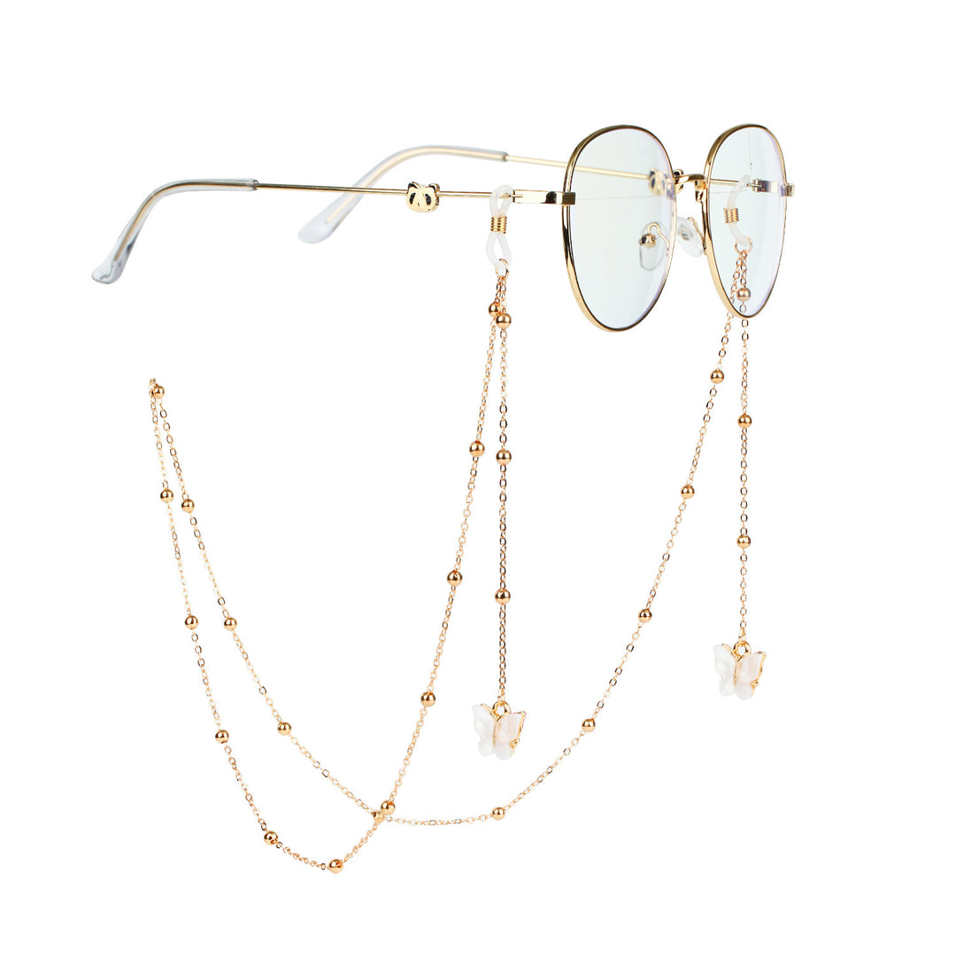 Glasses chain with butterfly pendants Kalsten
