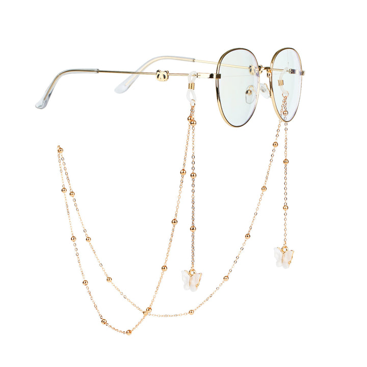 Glasses chain with butterfly pendants Kalsten