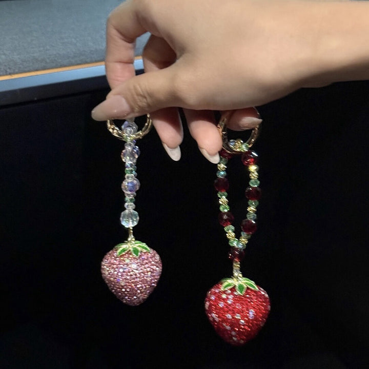 Strawberry Charm Keychain Holder Kalsten