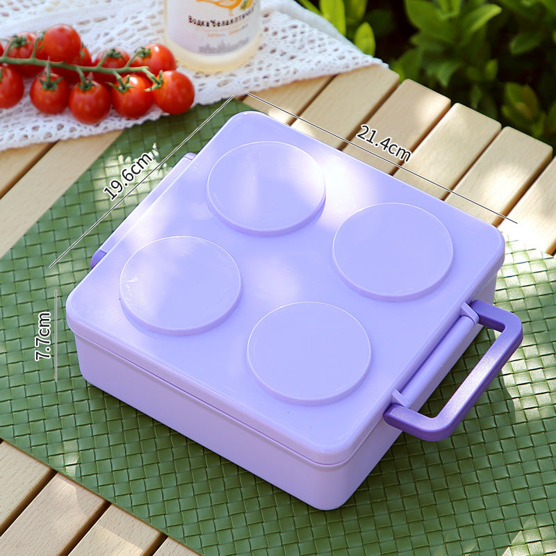 Multi-Section Portable Lunch Box