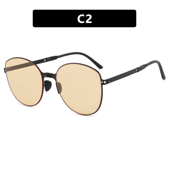 Women's trendy oversized sunglasses in futuristic design Kalsten