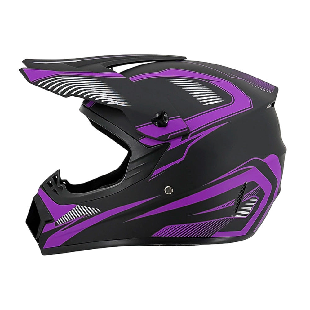 full-face motocross helmet with extended visor and reinforced chin guard Kalsten