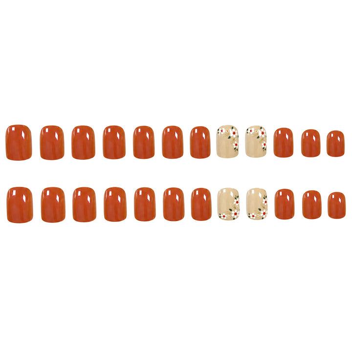 Floral Art Acrylic Nail Set Kalsten