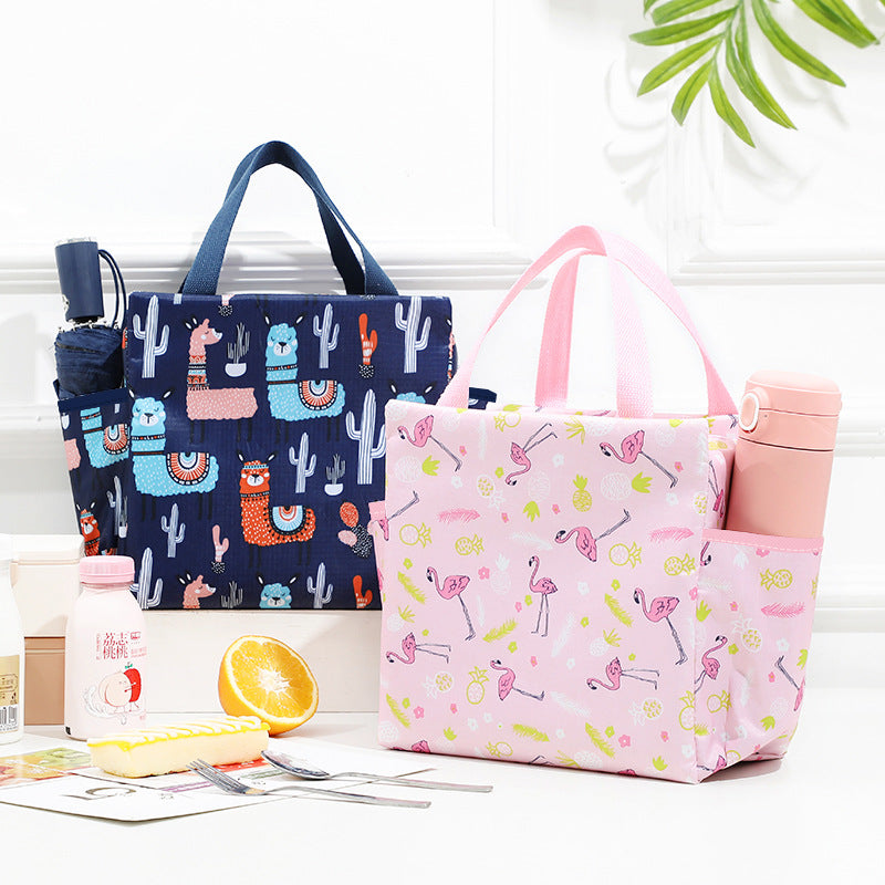 Insulated Multi-Pocket Lunch Tote