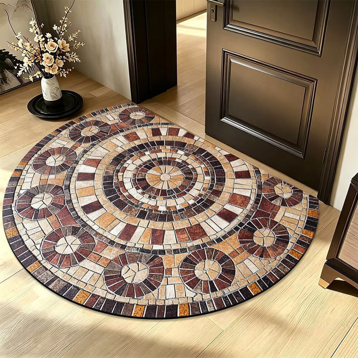 Artistic Mosaic Round Rug