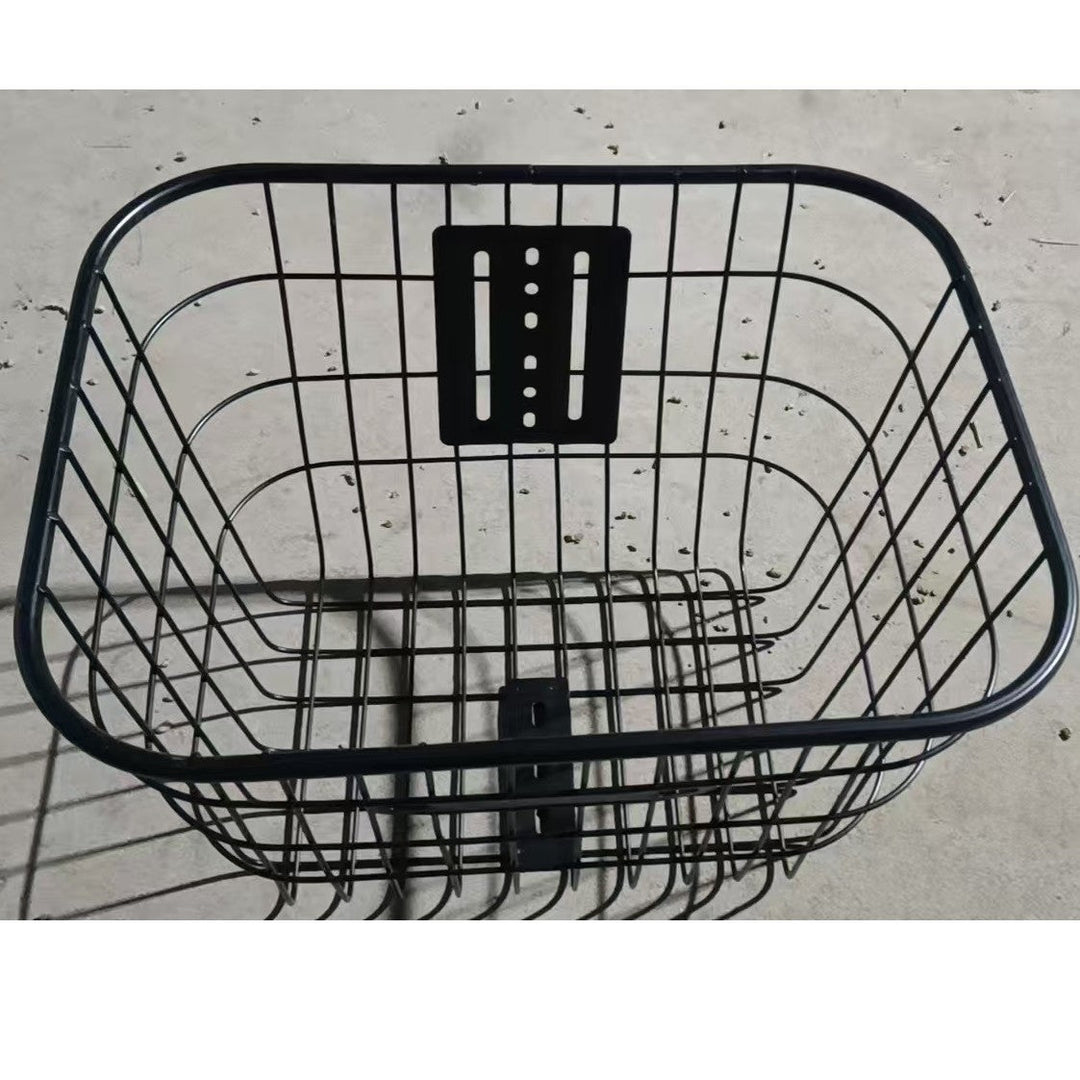 removable steel front bicycle cargo basket with universal mounting bracket Kalsten
