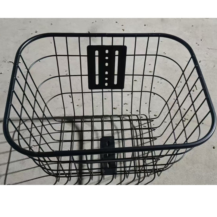 removable steel front bicycle cargo basket with universal mounting bracket Kalsten