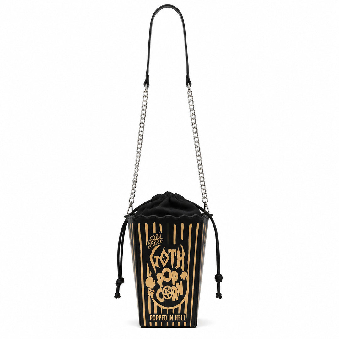 Quirky Printed Snack-Themed Crossbody Bag