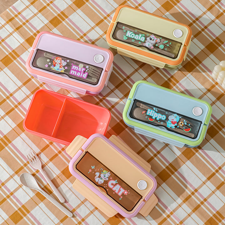 Whimsical Animal-Themed Bento Lunch Box
