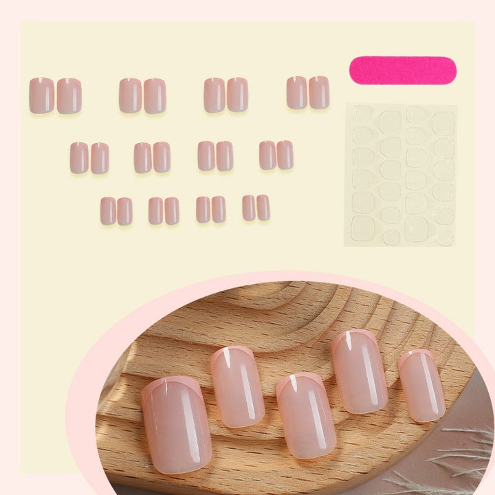 Artificial artificial nails with elegant gradient color and glitter accents Kalsten