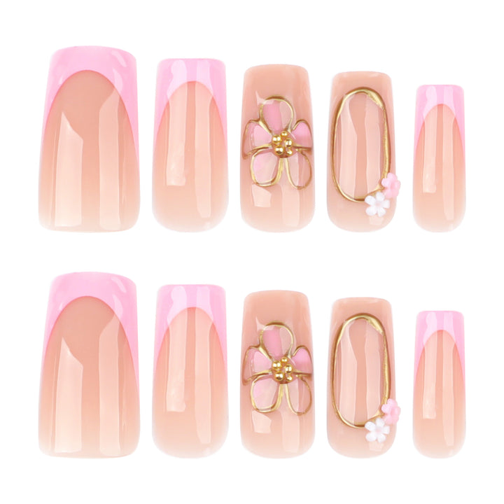 Exclusive Nail Art with Flower Accents Kalsten