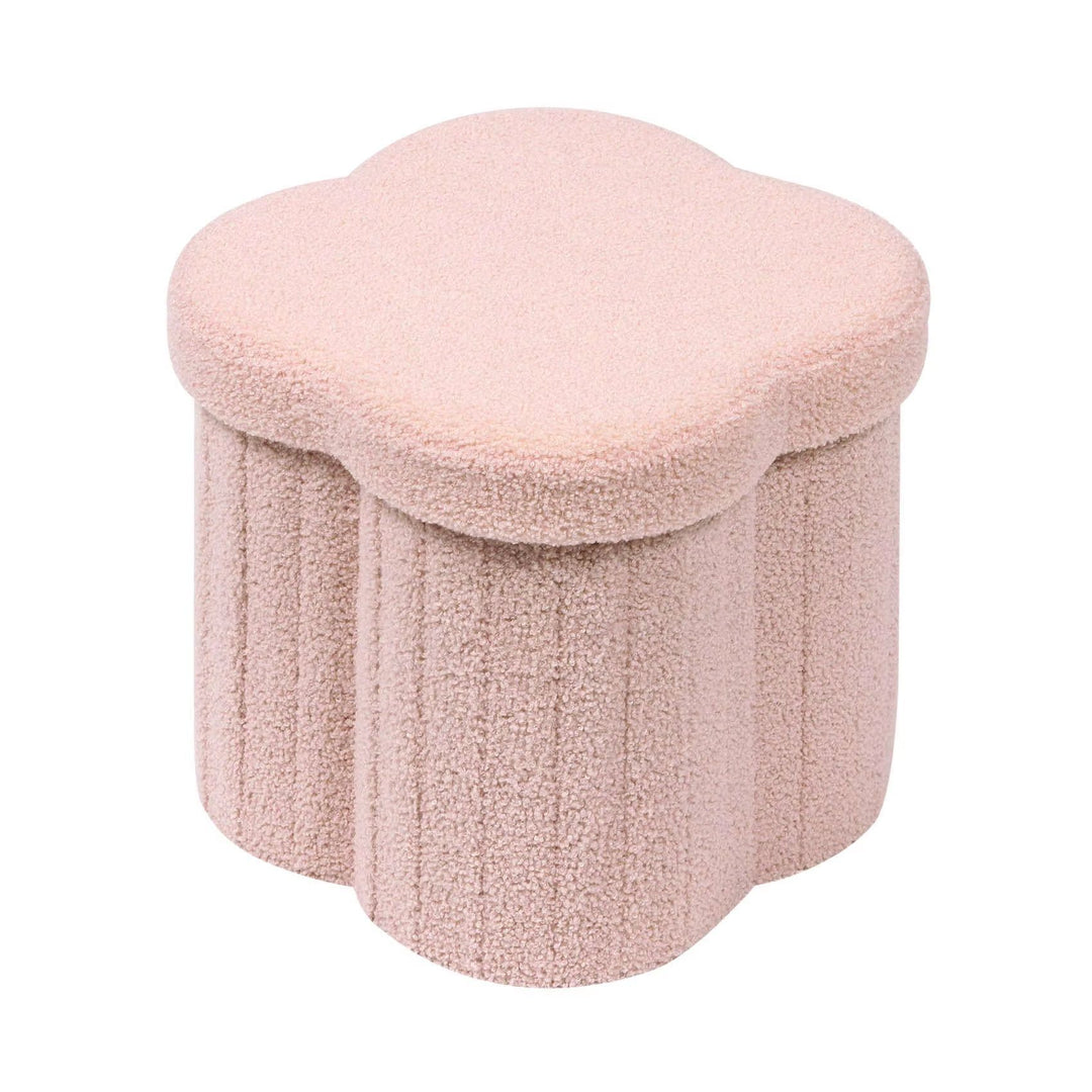 Plush Floral Storage Stool Kalsten