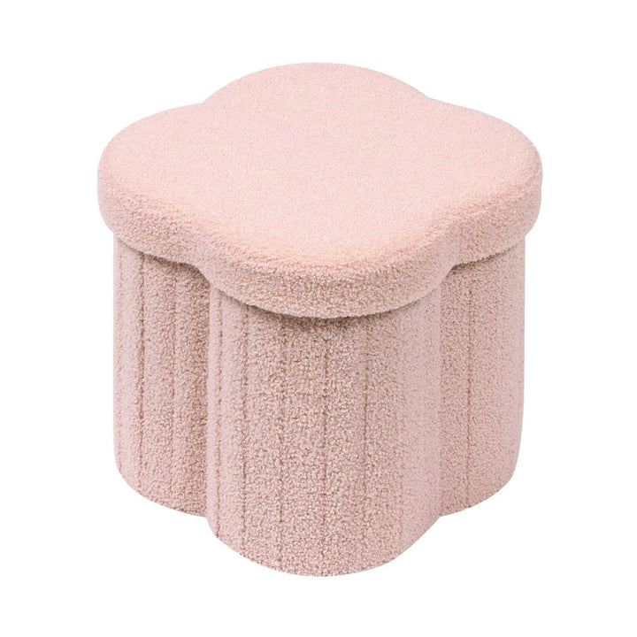 Plush Floral Storage Stool Kalsten