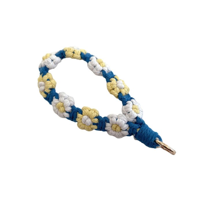 Floral Macrame Keychain Holder Kalsten