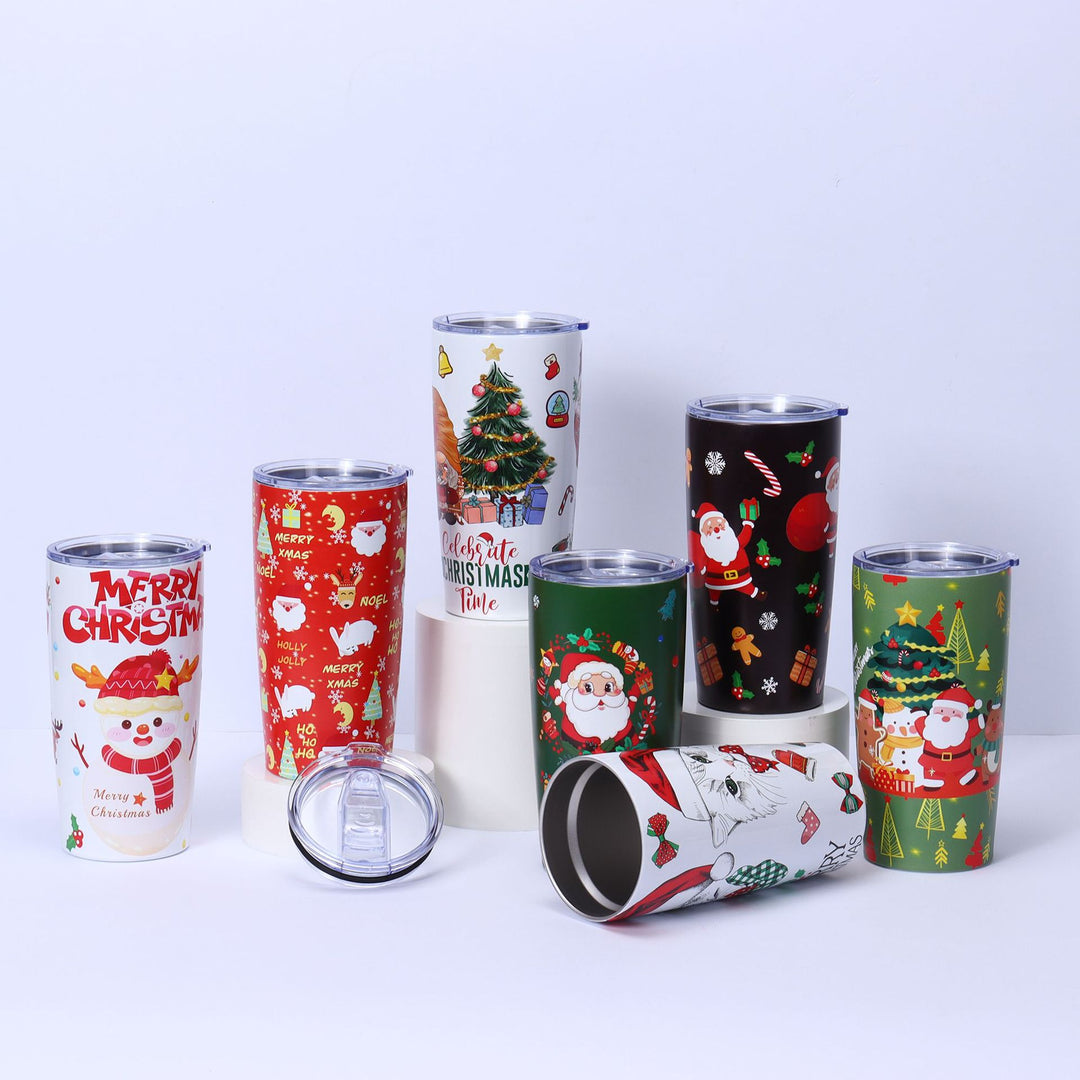 Vacuum Insulated Stainless Steel Travel Tumbler With Spill-Resistant Slider Lid And Tapered Cupholder Fit