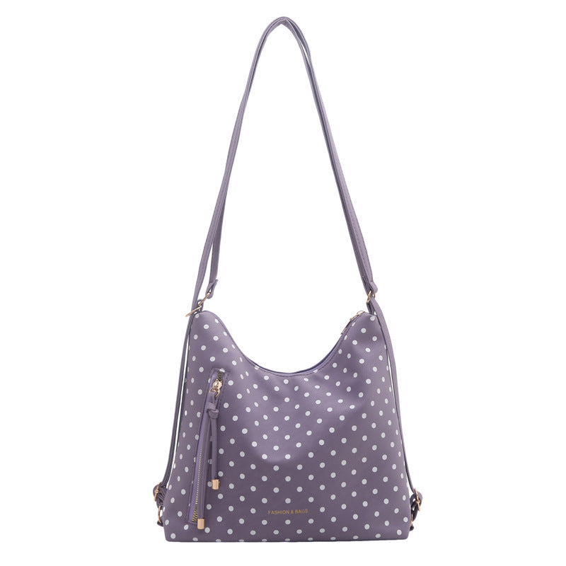 Stylish Polka Dot Crossbody Bag