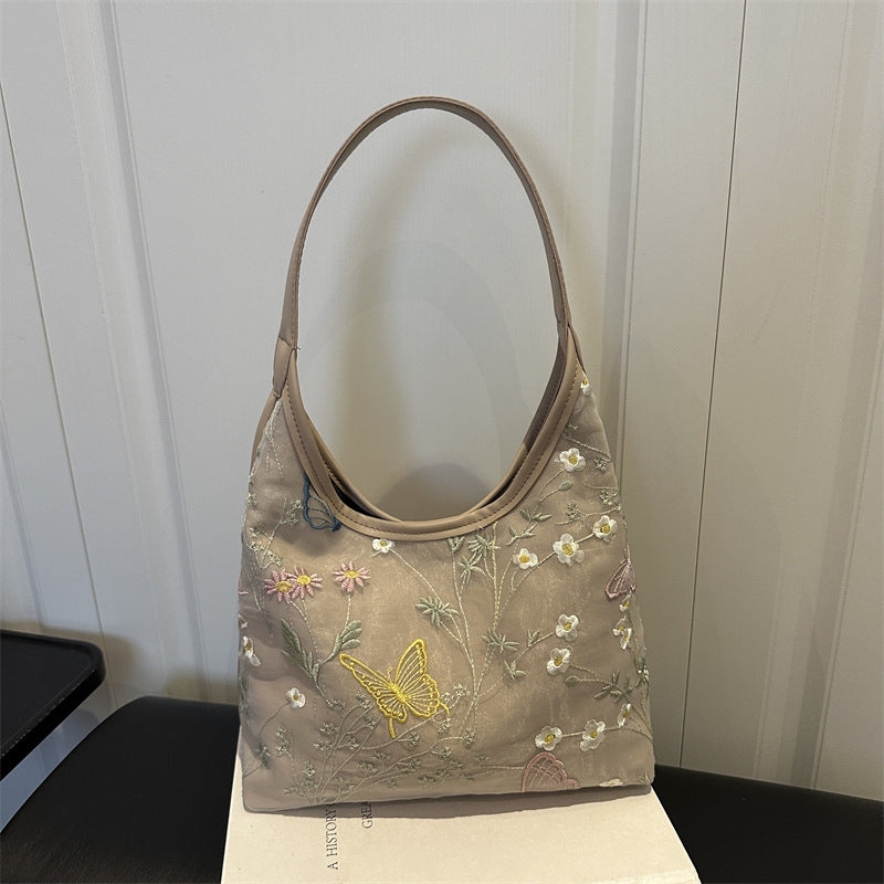 Elegant Butterfly-Embellished Shoulder Bag
