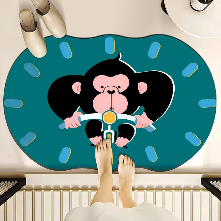 Cute Cartoon Bear Bath Mat Kalsten