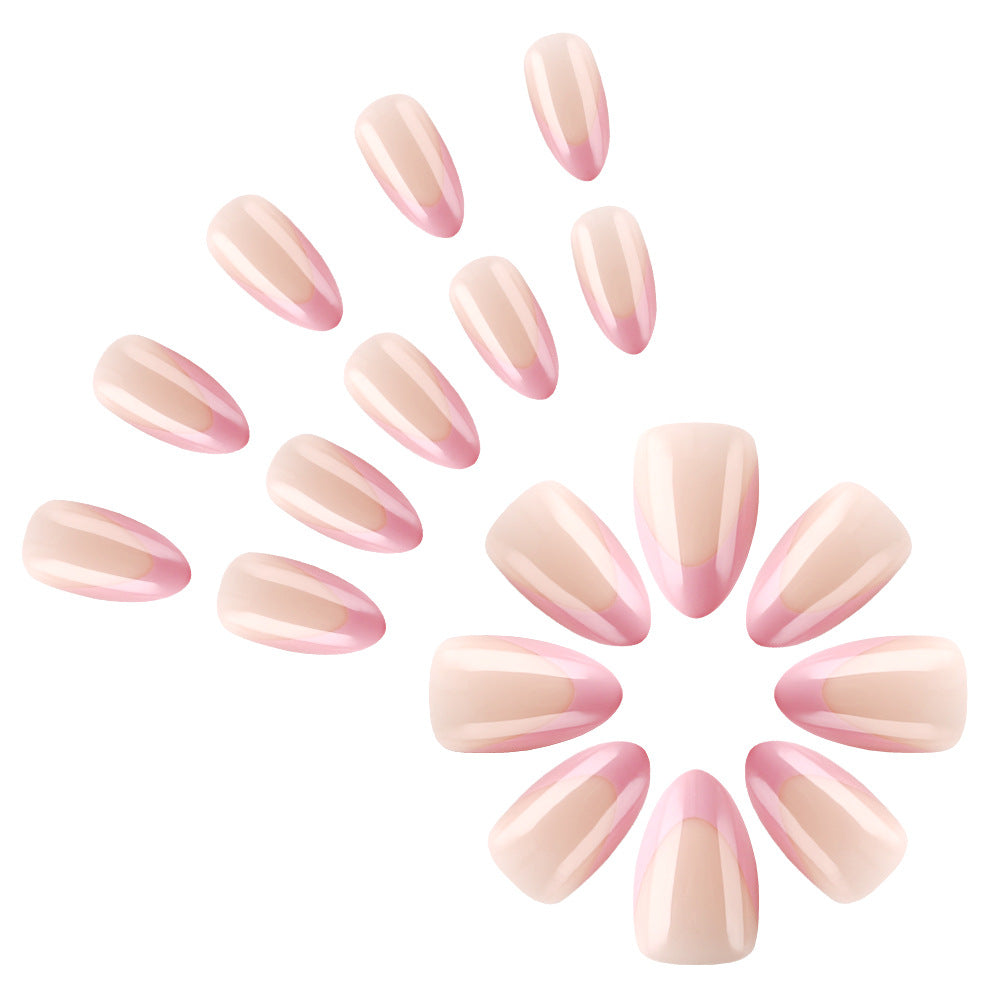 Elegant French Tip Gel Nail Art Kalsten
