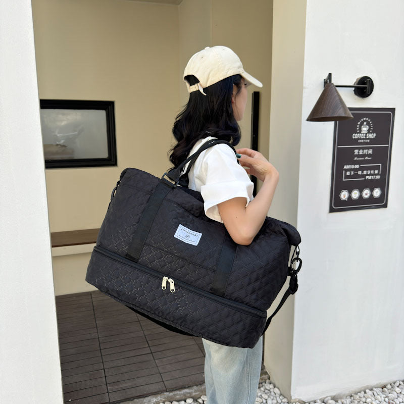 Stylish Quilted Travel Duffel Kalsten