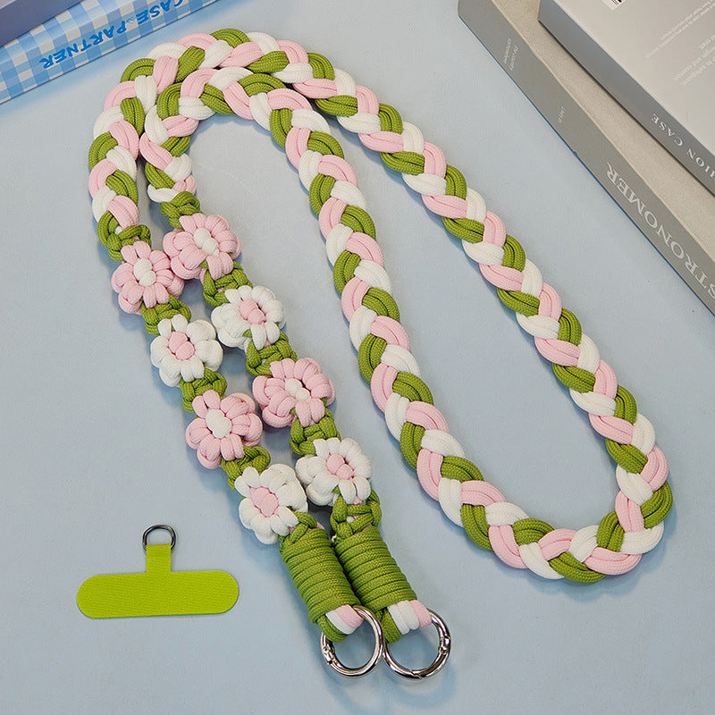 Creative Floral Design Braided Utility Leash Kalsten