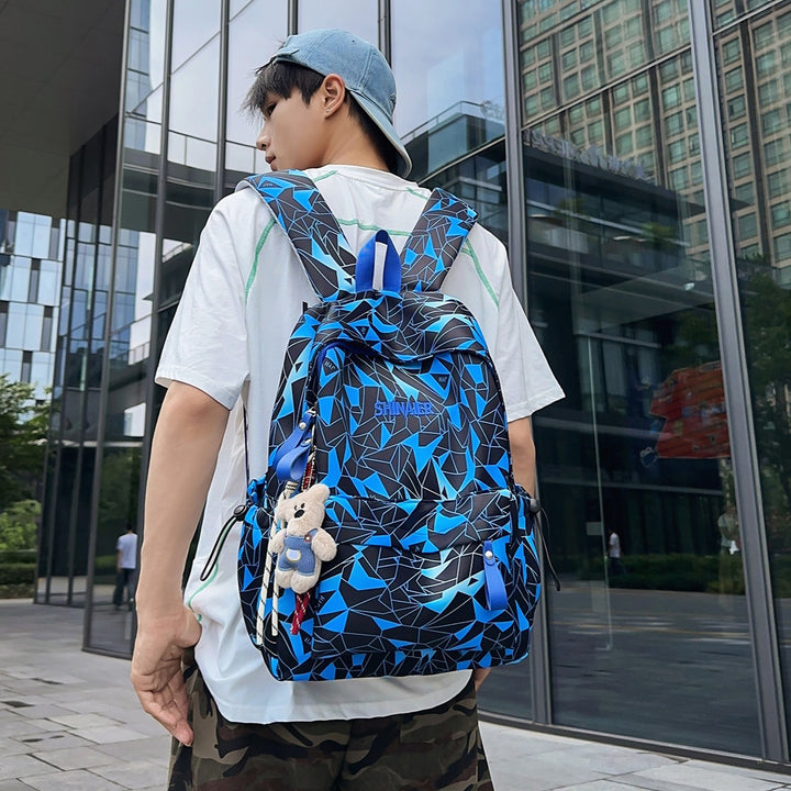 Geometric Pattern Casual Backpack Kalsten