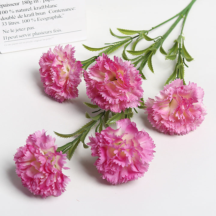 Realistic Floral Carnation Bouquet